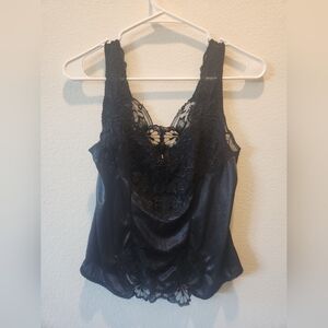Vintage Lingerie Satin Top